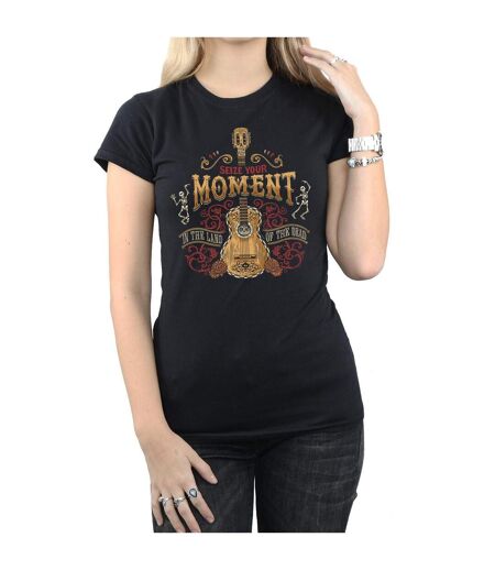 Disney - T-shirt COCO LAND OF THE DEAD - Femme (Noir) - UTBI14354