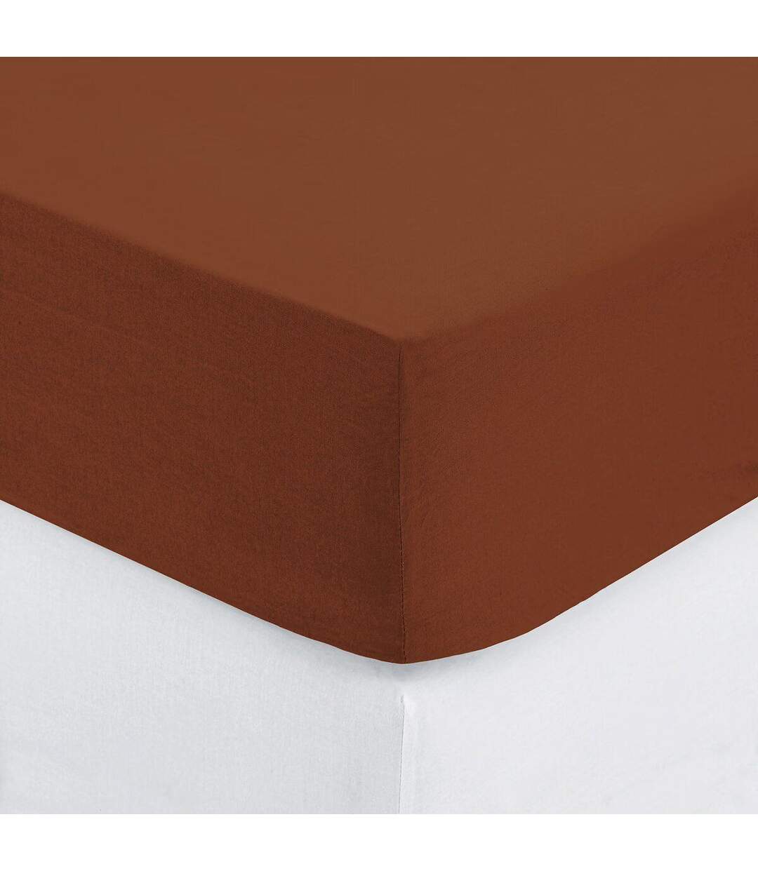 Drap Housse Intérieur 90x190cm Terracotta-2