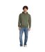Sweat Uni À Capuche Iconic Premium Adulte Vert Kaki Fruit Of The Loom-4