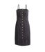 Robe Mi-longue Femme Noir Levis-2