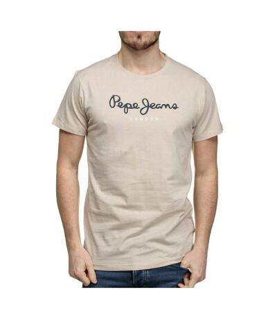 T-shirt Beige Homme Pepe Jeans Eggo N - S