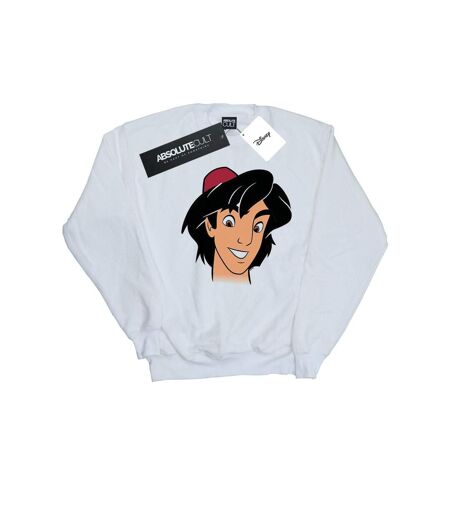 Disney - Sweat ALADDIN HEADSHOT - Femme (Blanc) - UTBI14077