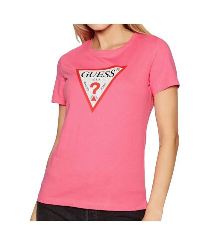 T-shirt Rose Femme Guess Original - XS