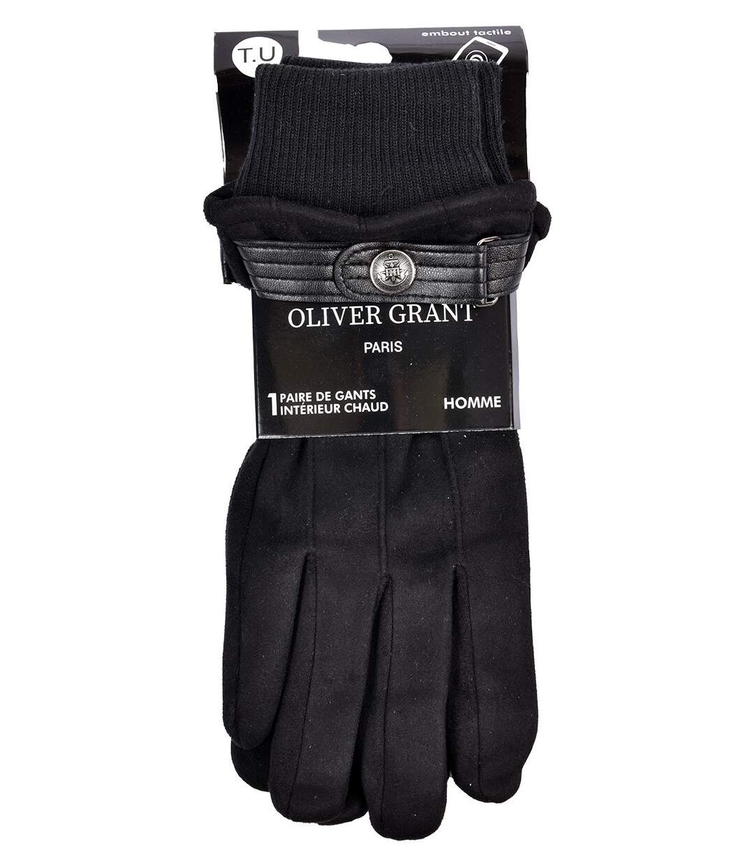 Gants Homme Suedine OLIVER GRANT 0106 NOIR