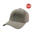 Lot de 2  casquettes de baseball homme gris Yupoong