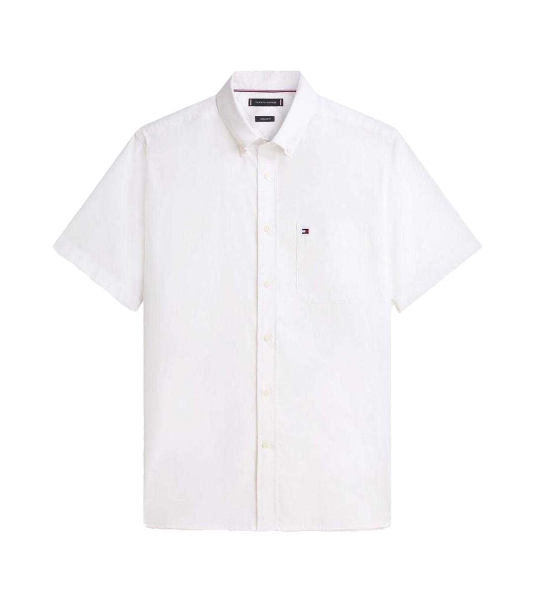 Chemise Manches Courtes Homme Blanc Tommy Hilfiger-2