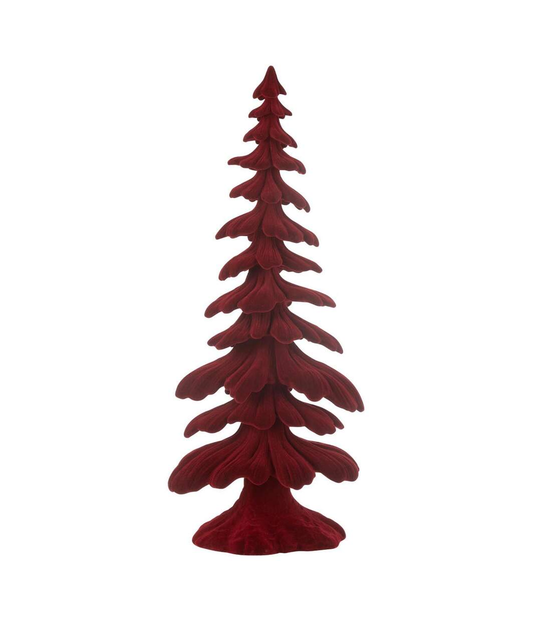 Sapin Déco en Résine Luciano 51cm Rouge-1