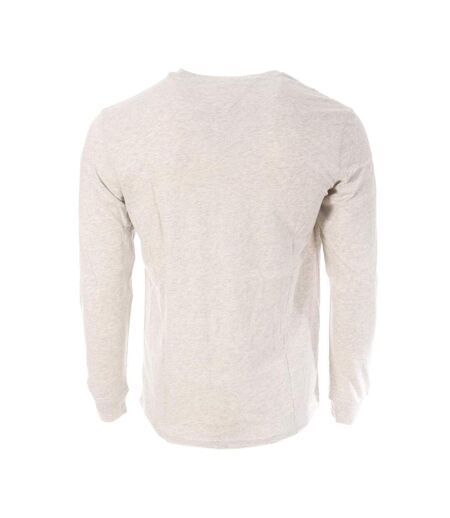 T-Shirt manches longues gris chiné homme tommy hilfiger chest