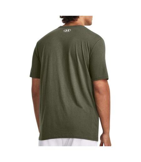 T-shirt kaki homme under armour camo chest stripe
