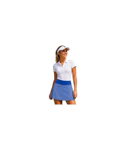 Womens/ladies Patterned Knitted Golf Skort Pink Puma