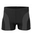 Short De Bain Motif/style À Panneaux Homme Noir Gris Crowell-1