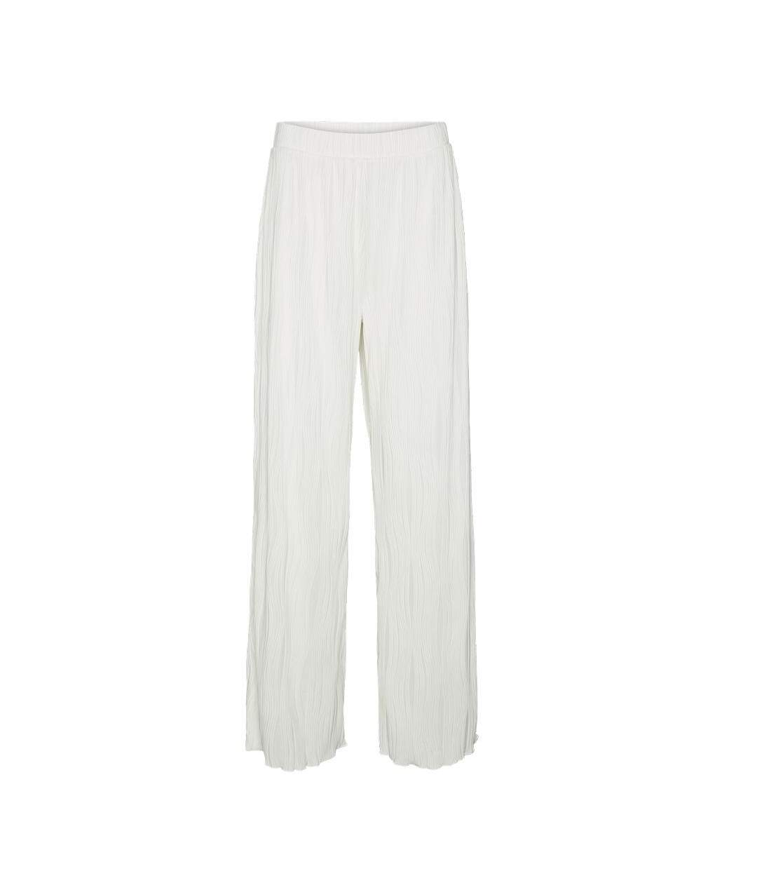 Pantalon fluide blanc femme vero moda asta-1