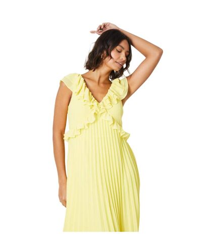 Robe mi-longue femme citron Dorothy Perkins