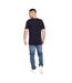 Crosshatch Mens Jimlars T-Shirt (Pack of 2) (Grey Marl/Navy) - UTBG260