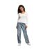 Pull Manches Longues Femme Sable Blanc Urban Classics-1