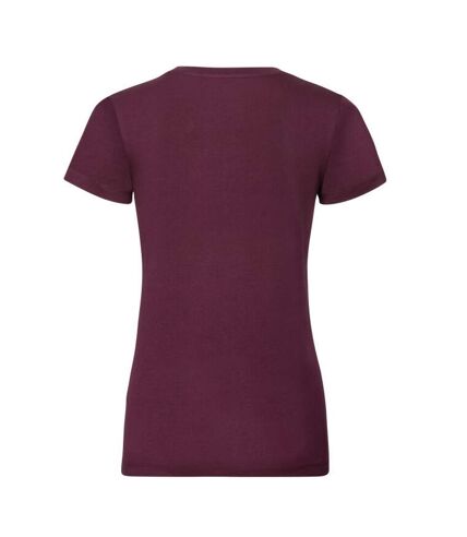 T-shirt femme bordeaux Russell Russell