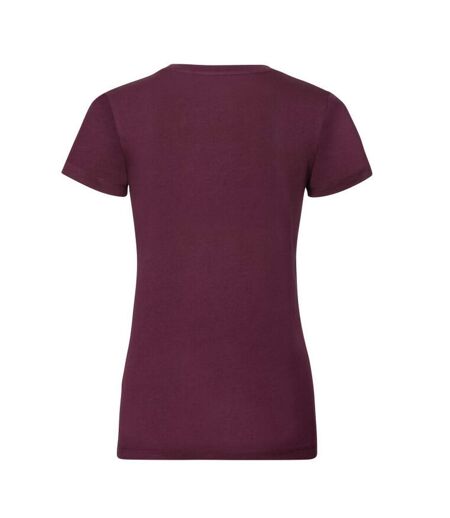 T-shirt femme bordeaux Russell