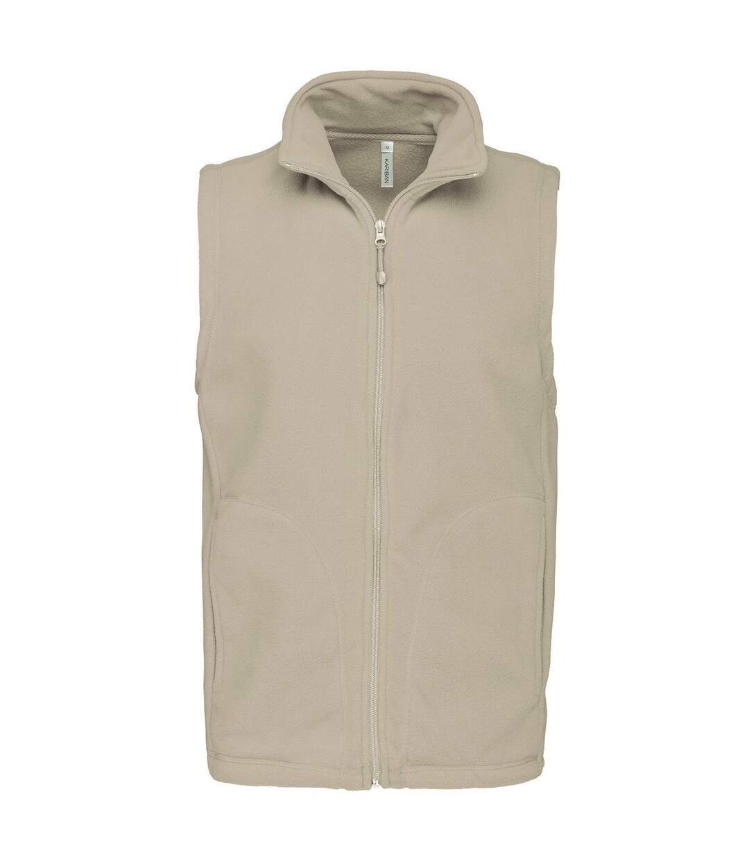 Gilet sans manches micro polaire homme - K913 - beige-1