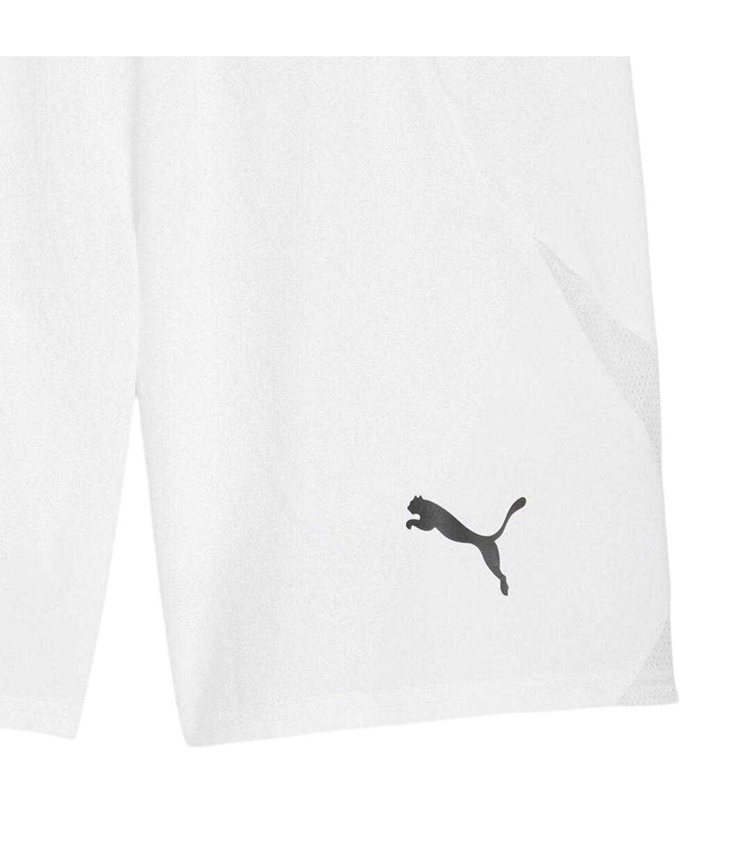 Mens Teamfinal Football Shorts White Black Puma-3
