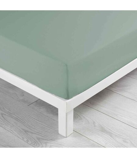 Drap Housse en Coton Linette 140x190cm Sauge
