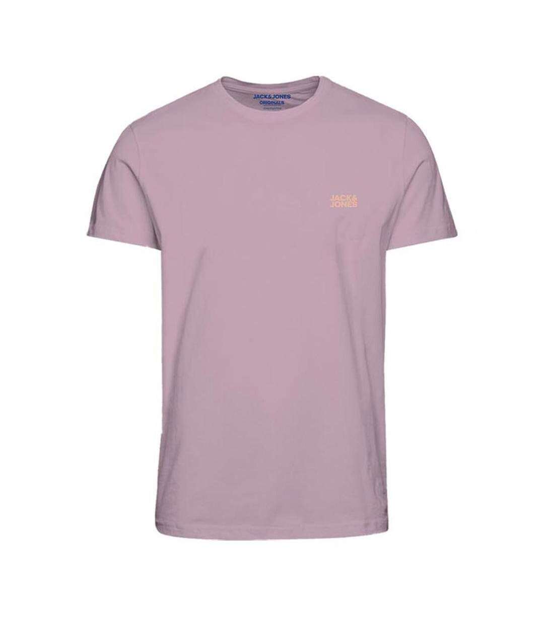 T-Shirt rose homme jack & jones jortide - l-1