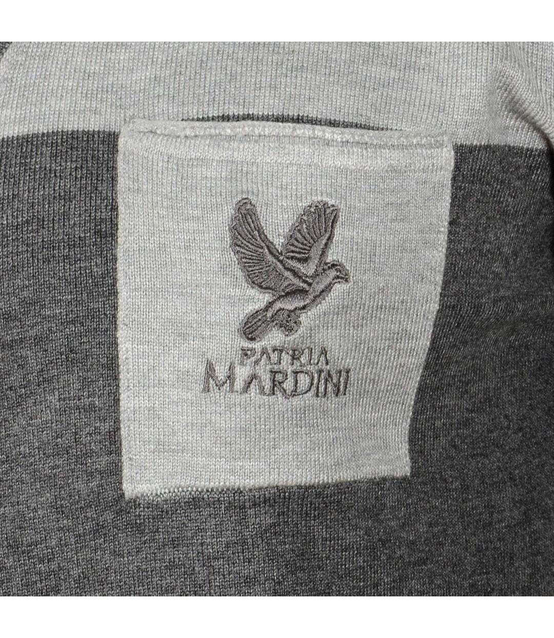 Cardigan Homme Gris Foncé Gris Patria Mardini-3