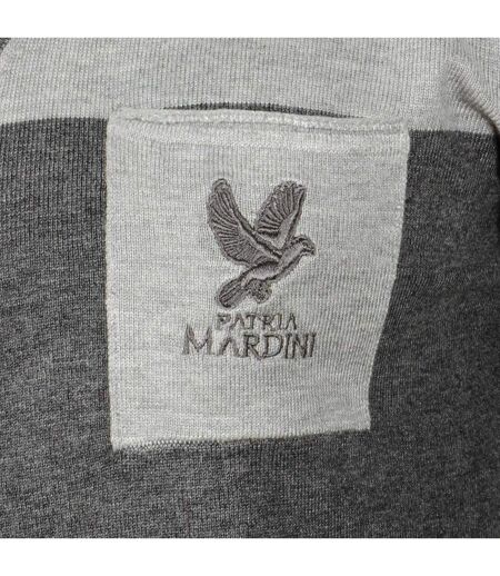 Cardigan Homme Gris Foncé Gris Patria Mardini