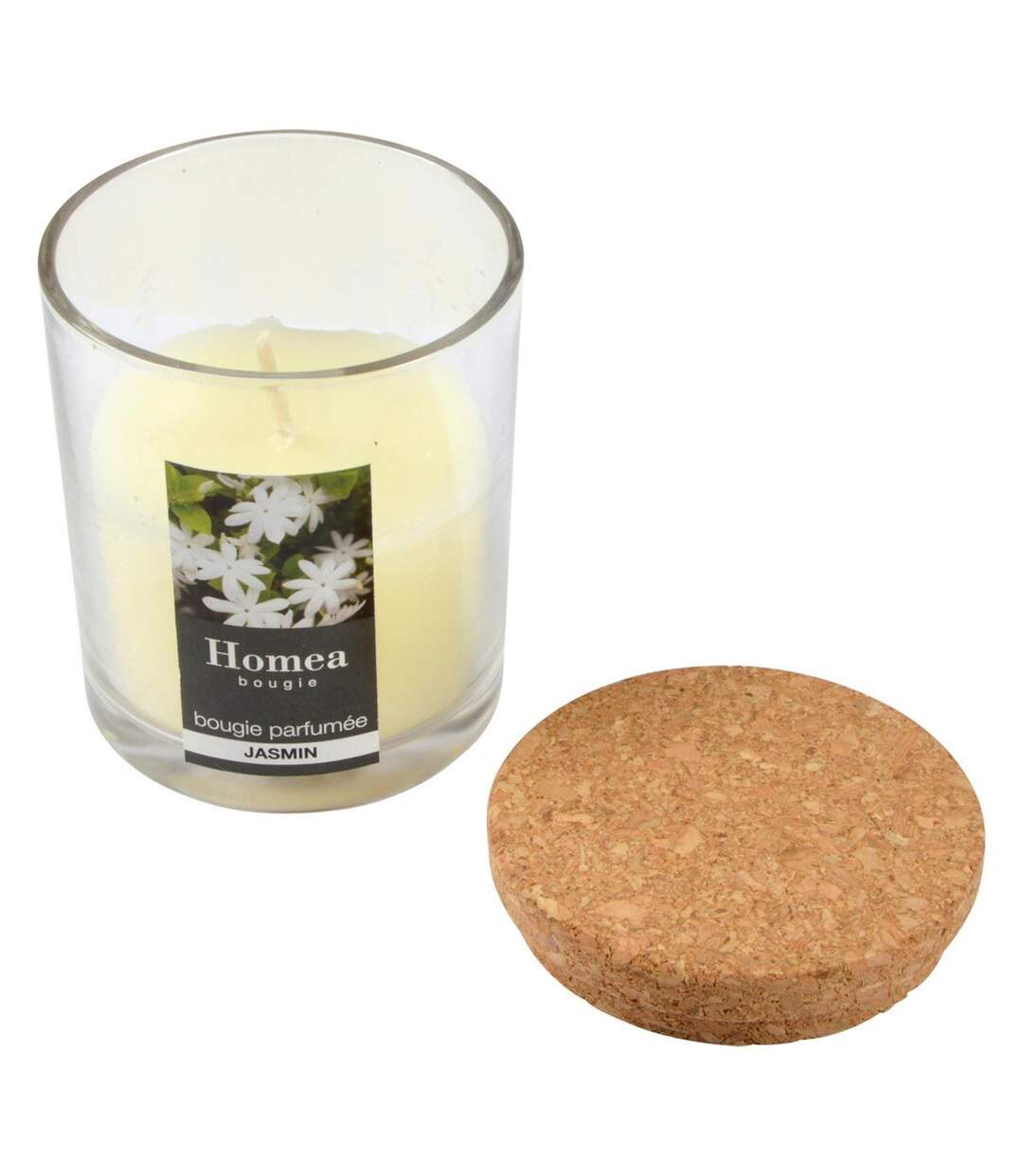 Bougie Verrine Parfumée Essentiel 8cm Jasmin-2