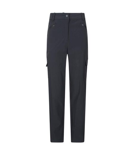 Womens/ladies monte cargo hiking trousers black Mountain Warehouse