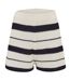 Short Femme Bleu Marine Blanc Jack Wills-2
