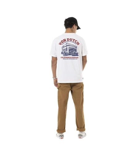 T-shirt homme relax fit en jersey print poitrine & dos Repar Vondutch