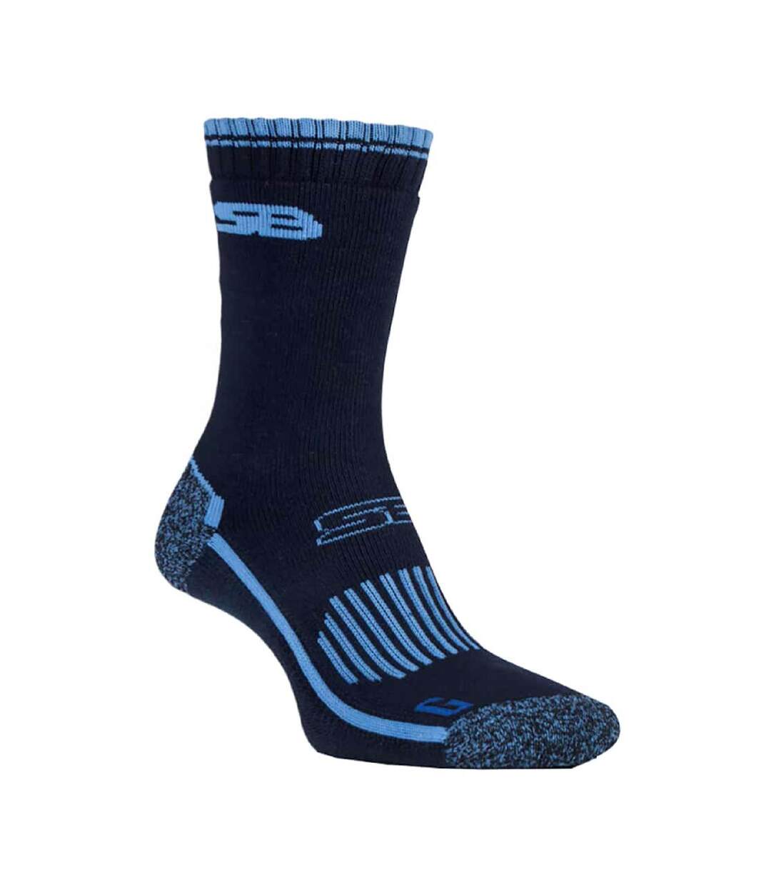 2 Pr Chaussettes Randonnée Femme Renforcées Coton-1