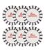 Lot de 6 Assiettes Plates Della Pasta 26cm Multicolore-2