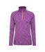 Womens/ladies Bend & Stretch Half Zip Midlayer Berry Mountain Warehouse-1