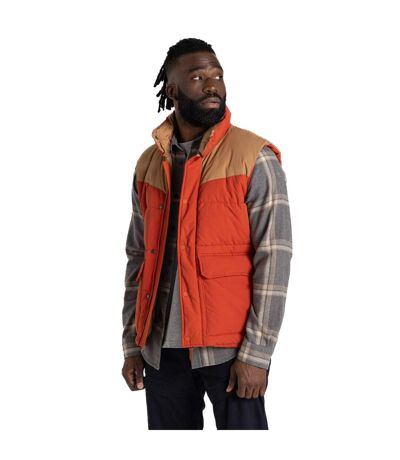 Mens Greysen Insulating Gilet Carnelian Orange Craghoppers