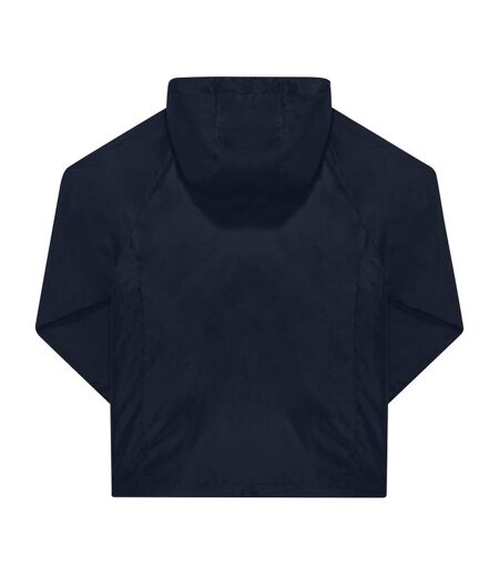 Unisex adult #reset windbreaker navy B&C