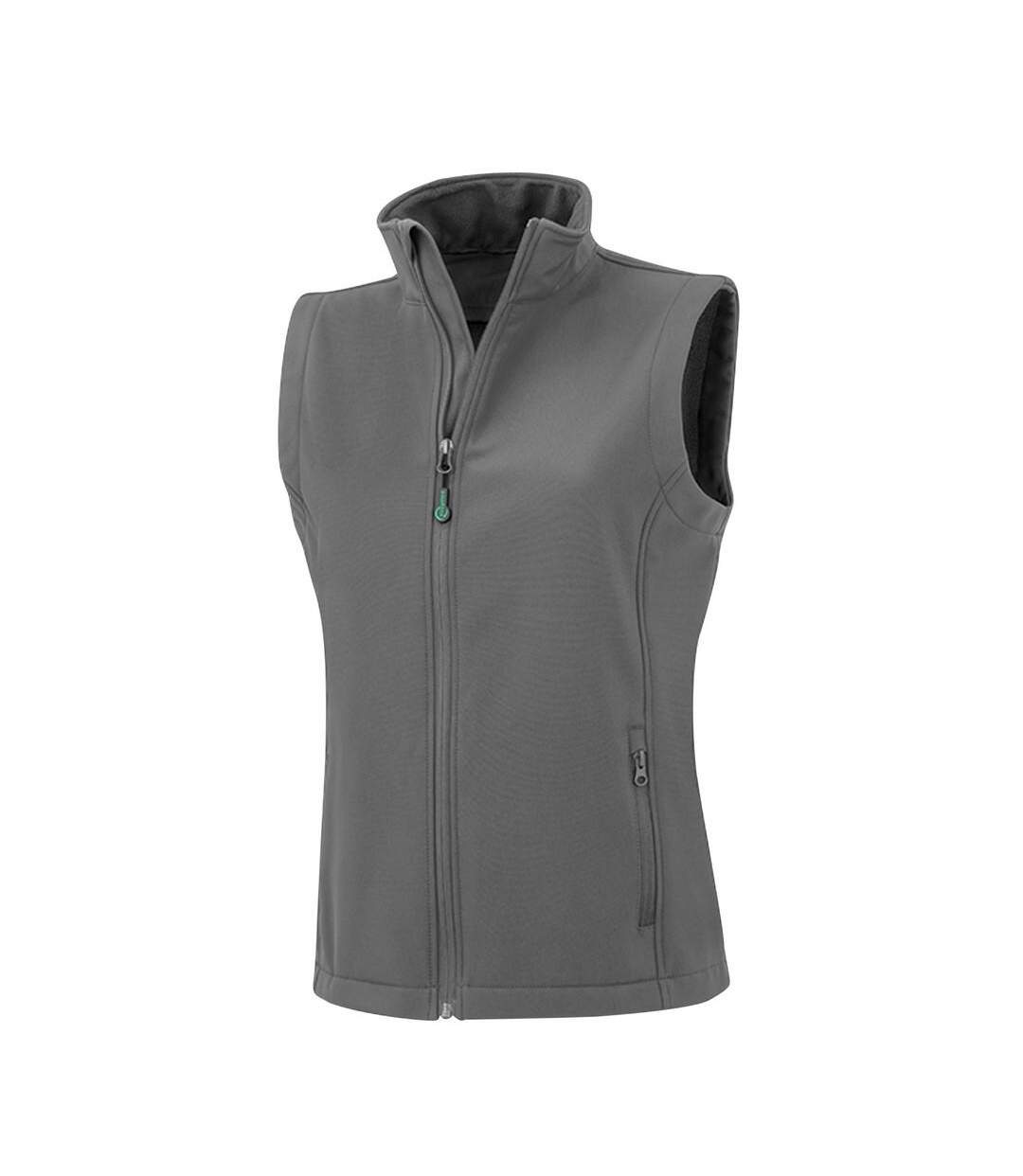 Veste Sans Manches Femme Gris Result Genuine Recycled-1