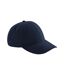 Casquette De Baseball Lifestyle Bleu Marine Français Beechfield-1