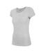 T-shirt Ss23ttshf580 Femme Gris Argenté 4F-2
