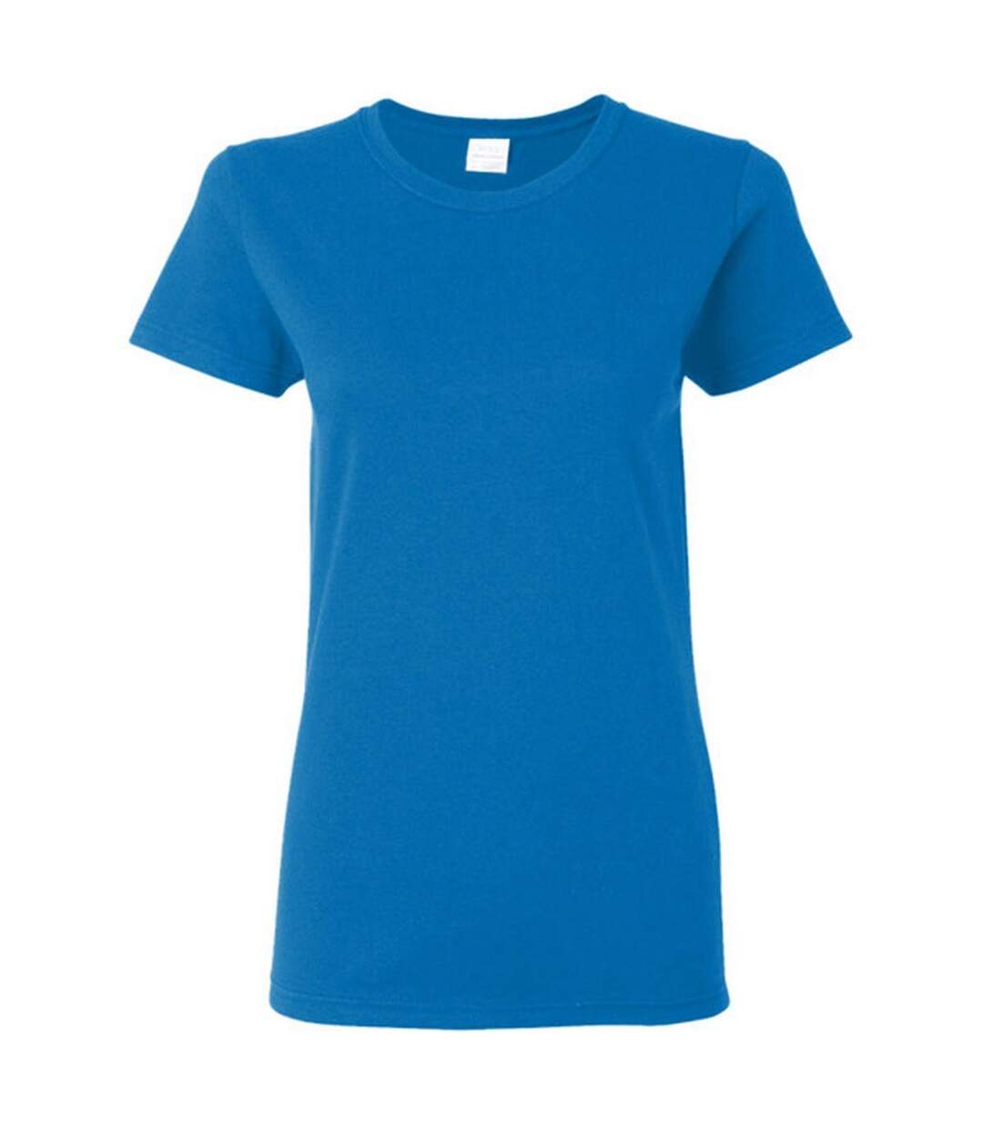 T-shirt À Manches Courtes Coupe Féminine Femme Bleu Roi Gildan-2