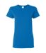 T-shirt À Manches Courtes Coupe Féminine Femme Bleu Roi Gildan-2