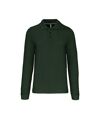 Polo manches longues - Homme - K243 - vert forêt