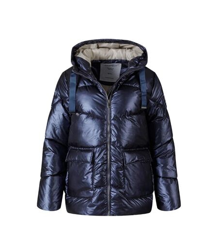 Doudoune Matelassée Motif/style Scintillant Femme Bleu Minoti
