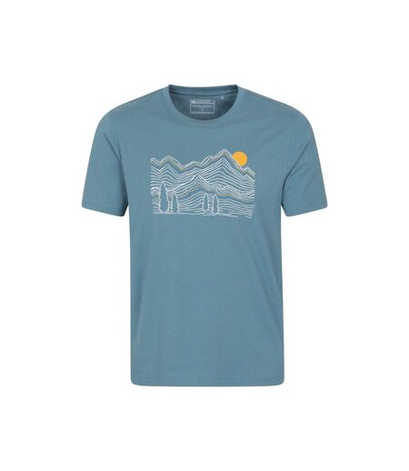 T-shirt Homme Bleu Mountain Warehouse
