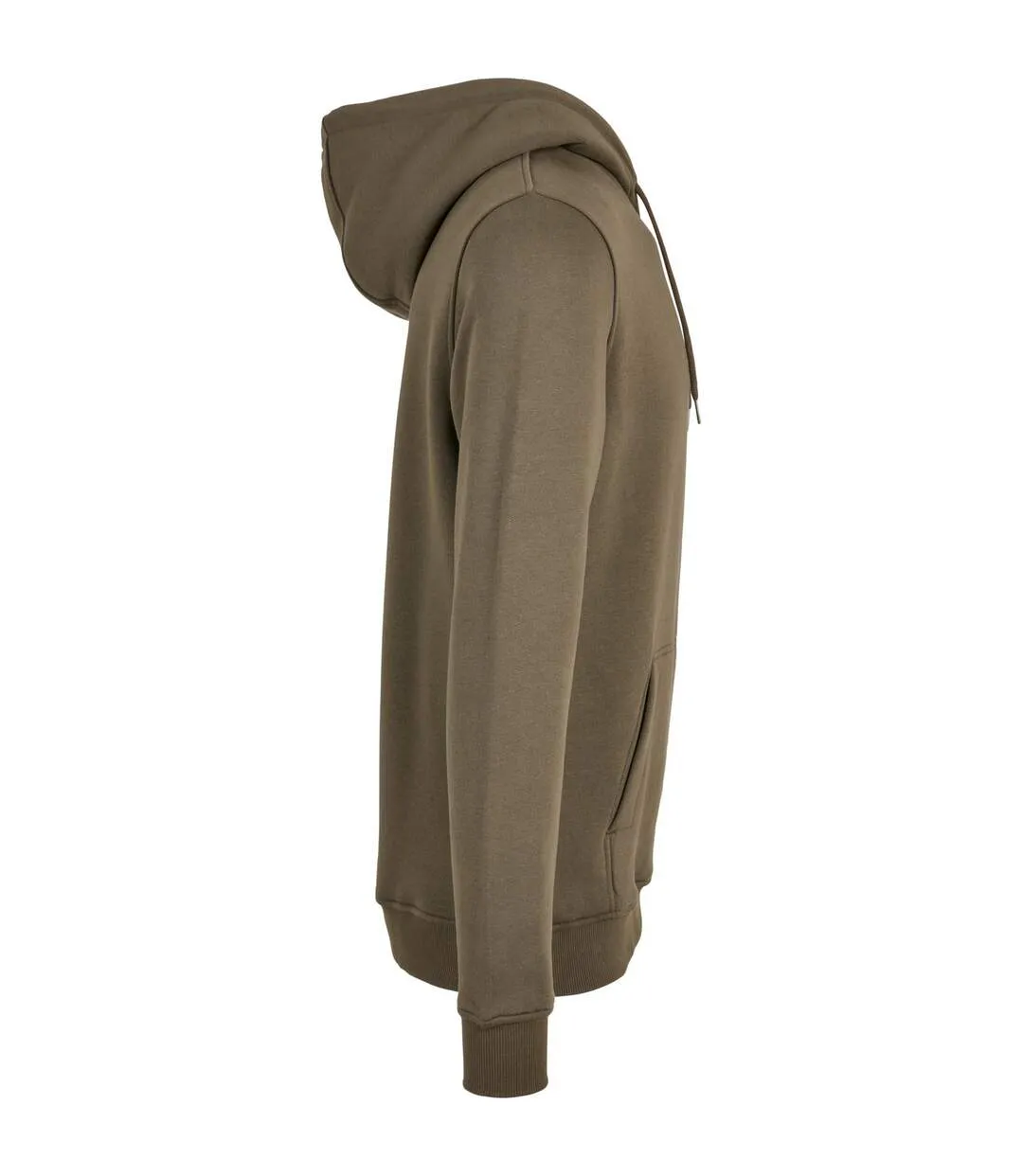 Sweat À Capuche Adulte Olive Build Your Brand-3