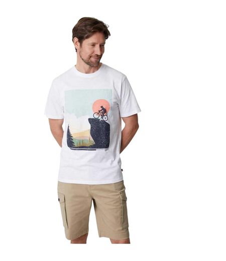 T-shirt Motif/style Vélo Heybridge Homme Blanc Saltwell