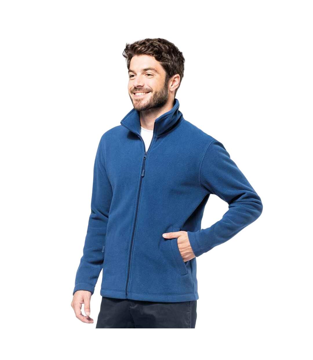 Mens falco fleece jacket royal blue Kariban