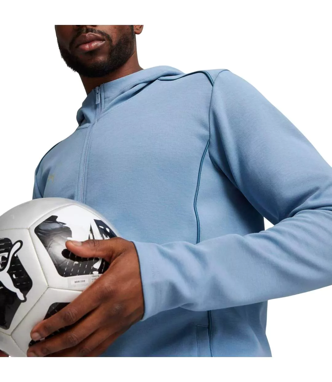 Veste À Capuche Teamfinal Casuals Homme Bleu Puma-4