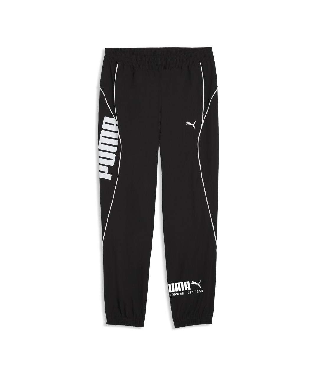 Jogging noir homme puma sport woven-2