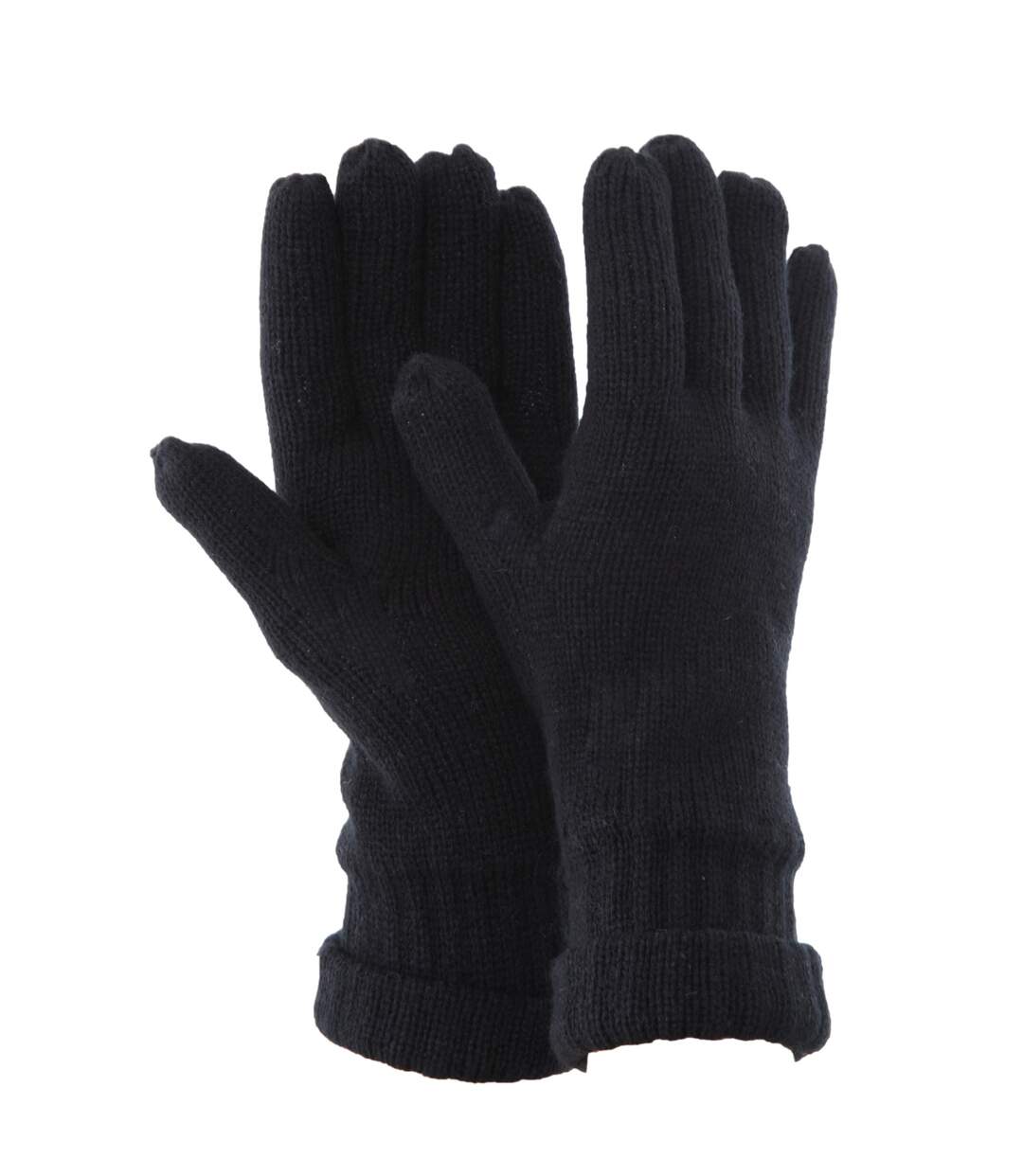 Gants tricotés thermiques thinsulate 3m 40g homme noir Floso